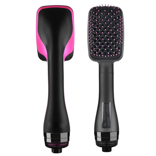 New Arrival 2 in 1 Multifunctional Hot Air Brush Comb Straightener Tangle-Free Hair Dryer Brush